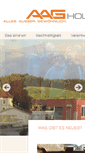 Mobile Screenshot of aag-holding.at